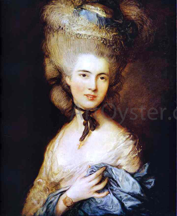  Thomas Gainsborough Duchess of Beaufort - Hand Painted Oil Painting