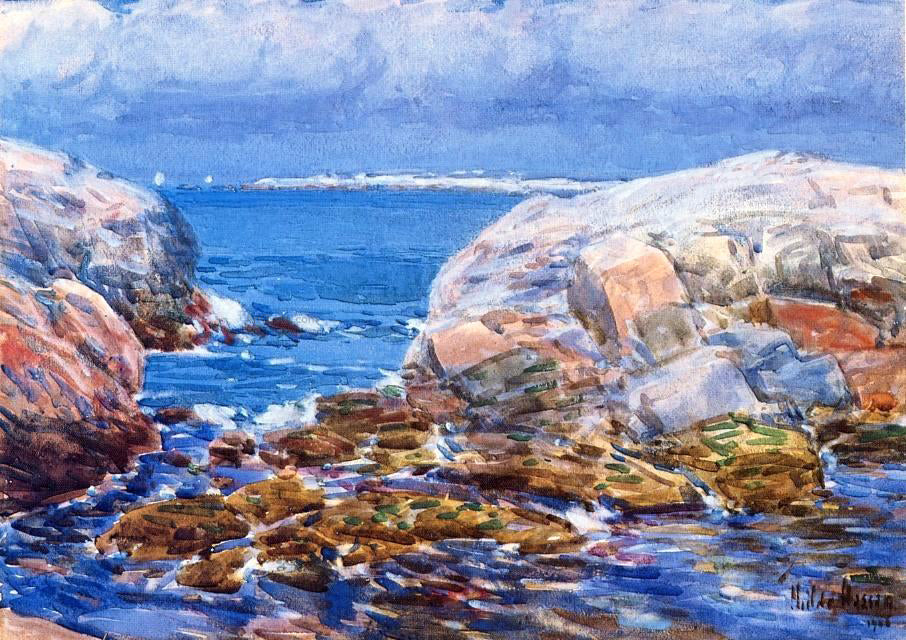 Frederick Childe Hassam At Duck Island, Isles of Shoals - Hand Painted Oil Painting