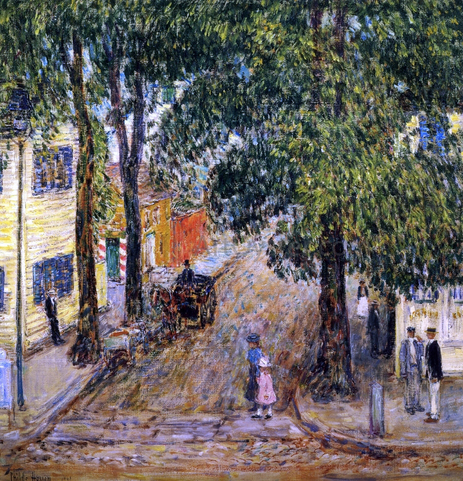 Frederick Childe Hassam Duke Street, Newport - Hand Painted Oil Painting