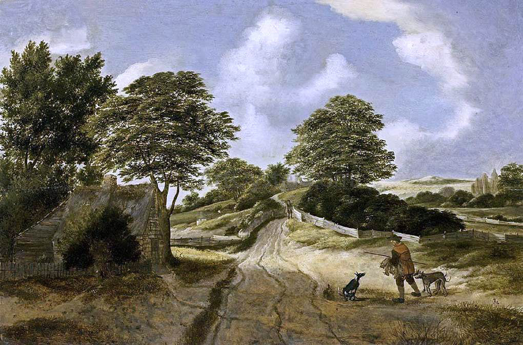 Nicolaes Hals Dune Landscape - Hand Painted Oil Painting