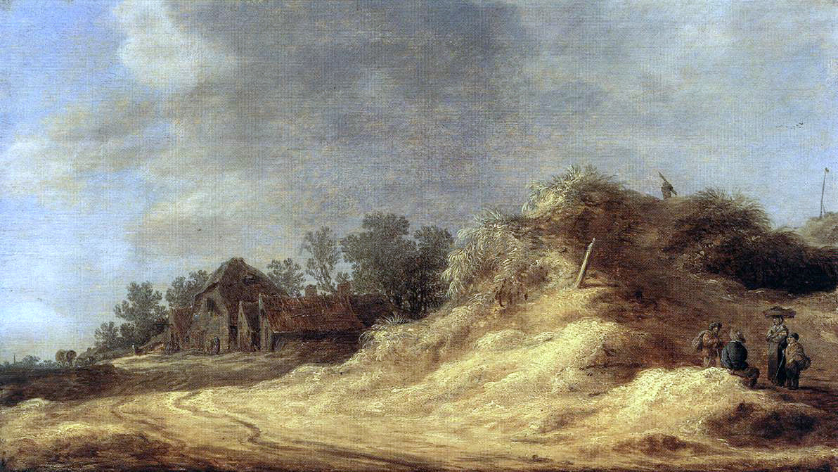 Jan Josephszoon Van Goyen Dunes - Hand Painted Oil Painting