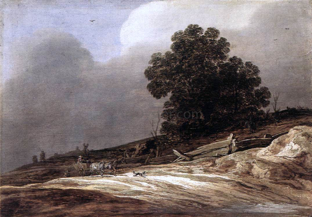 Pieter De Molyn Dunes - Hand Painted Oil Painting