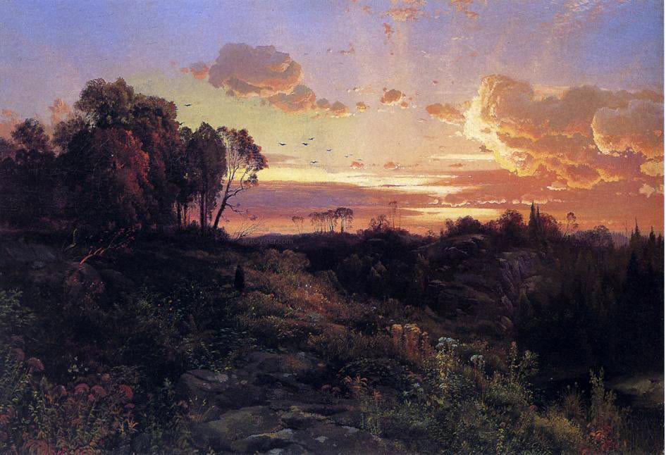 Thomas Moran Dusk Wings - Hand Painted Oil Painting