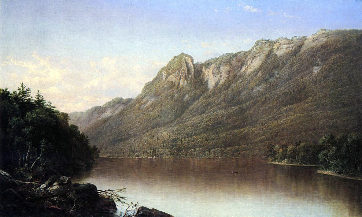 David Johnson Eagle Cliff, Franconia Notch, New Hampshire - Hand Painted Oil Painting