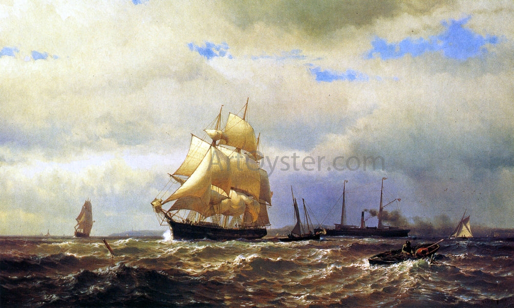 Mauritz F. H. De Haas Early Morning off Long Island - Hand Painted Oil Painting