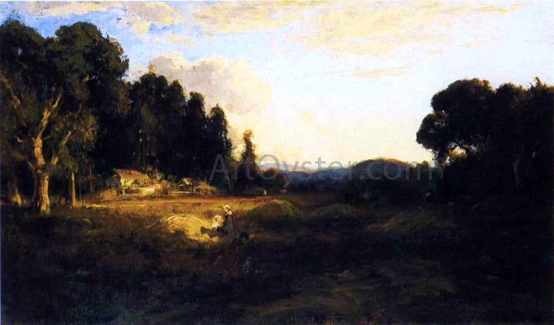 William Keith Early Morning on the Farm - Hand Painted Oil Painting