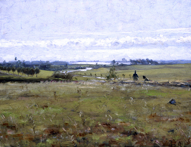  Hans Anderson Brendekilde Early Morning over the Marsh - Hand Painted Oil Painting