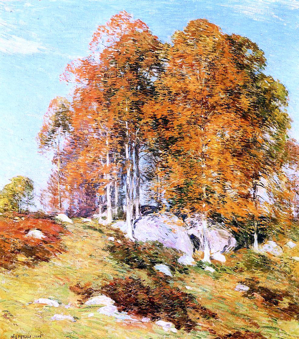 Willard Leroy Metcalf Early October - Hand Painted Oil Painting