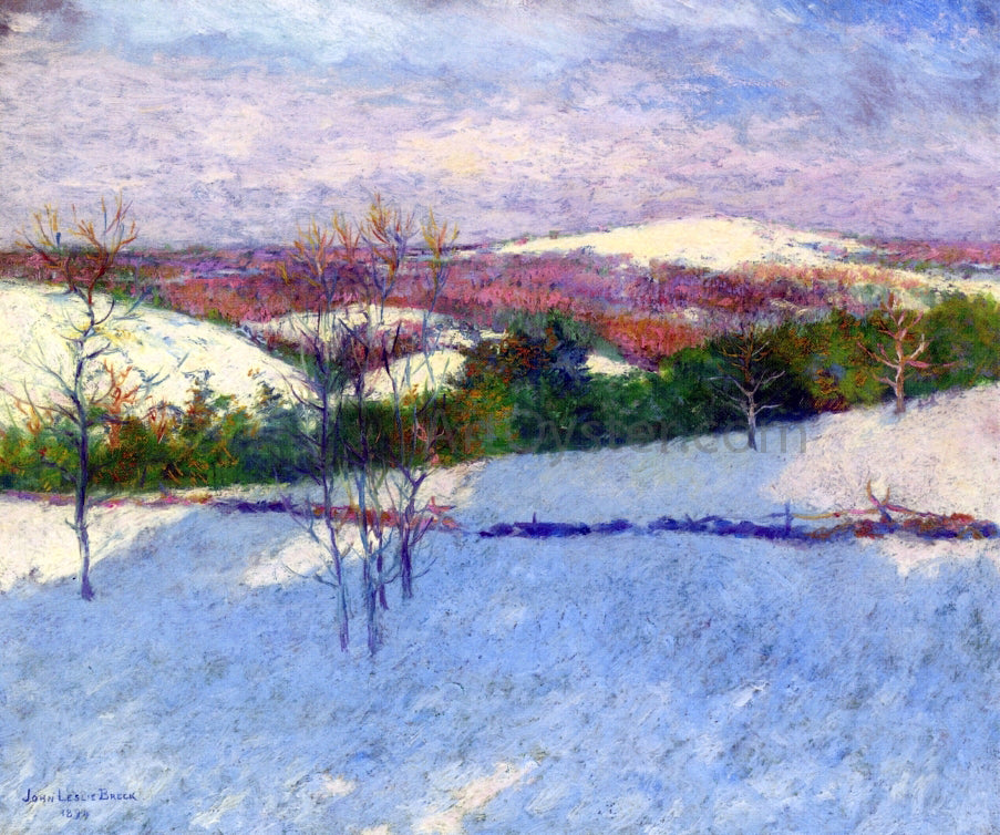 John Leslie Breck Early Snow - Hand Painted Oil Painting