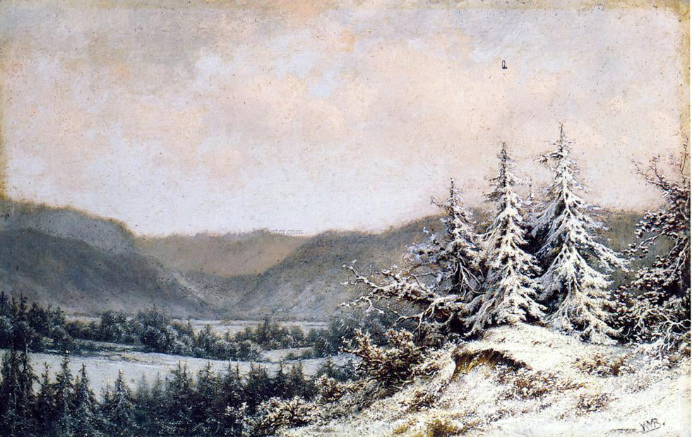  William Mason Brown Early Snow - Hand Painted Oil Painting