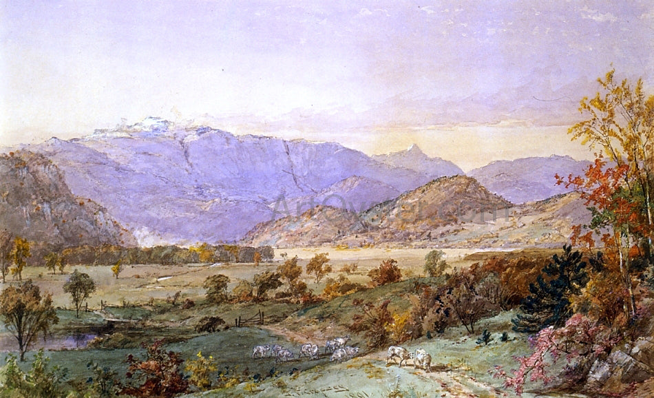 Jasper Francis Cropsey Early Snow on Mount Washington - Hand Painted Oil Painting