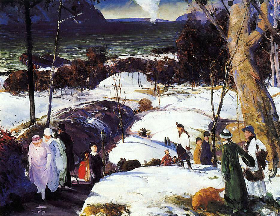 George Wesley Bellows Easter Snow - Hand Painted Oil Painting