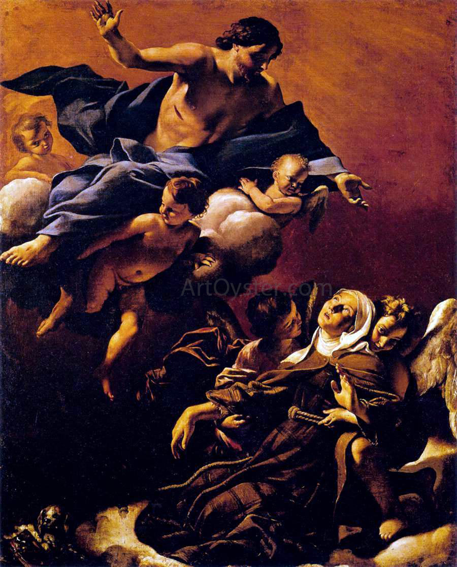 Giovanni Lanfranco Ecstasy of St Margaret of Cortona - Hand Painted Oil Painting