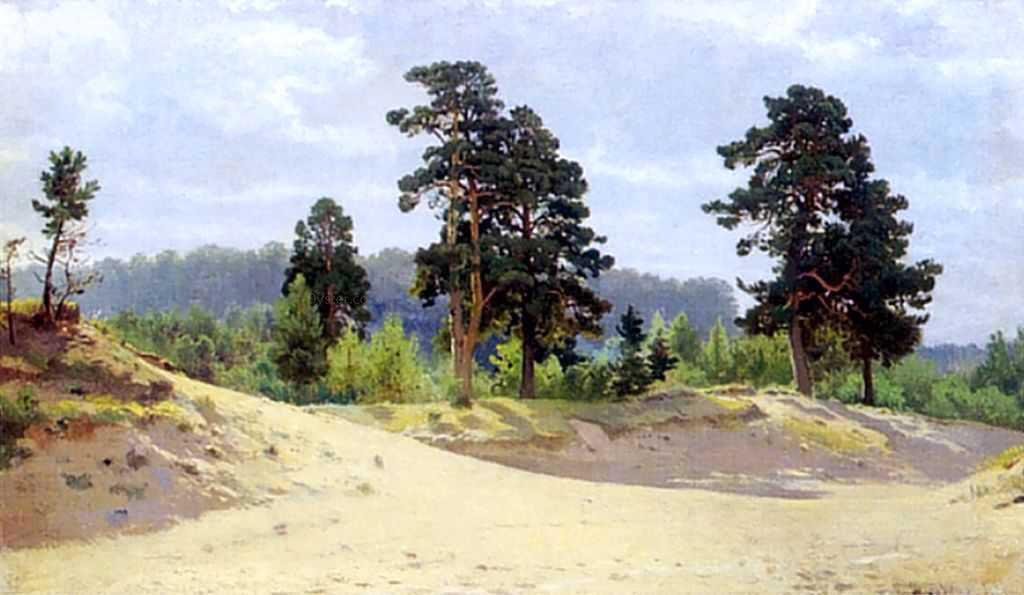 Ivan Ivanovich Shishkin Edge of forest - Hand Painted Oil Painting