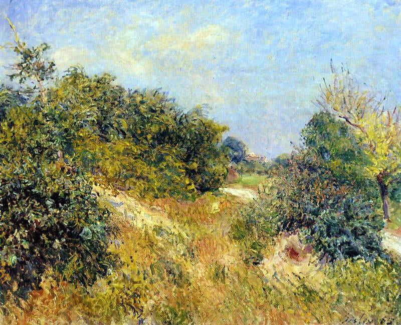 Alfred Sisley Edge of Fountainbleau Forest - June Morning - Hand Painted Oil Painting
