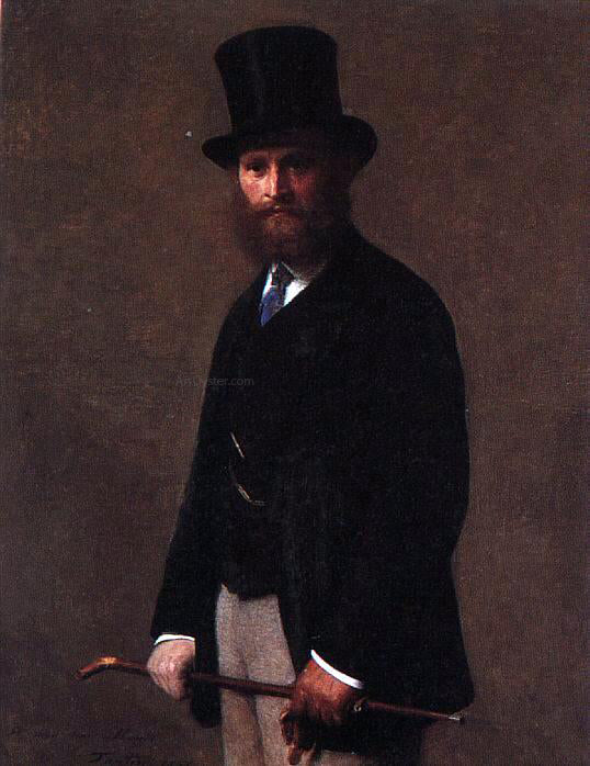 Henri Fantin-Latour Edouard Manet - Hand Painted Oil Painting
