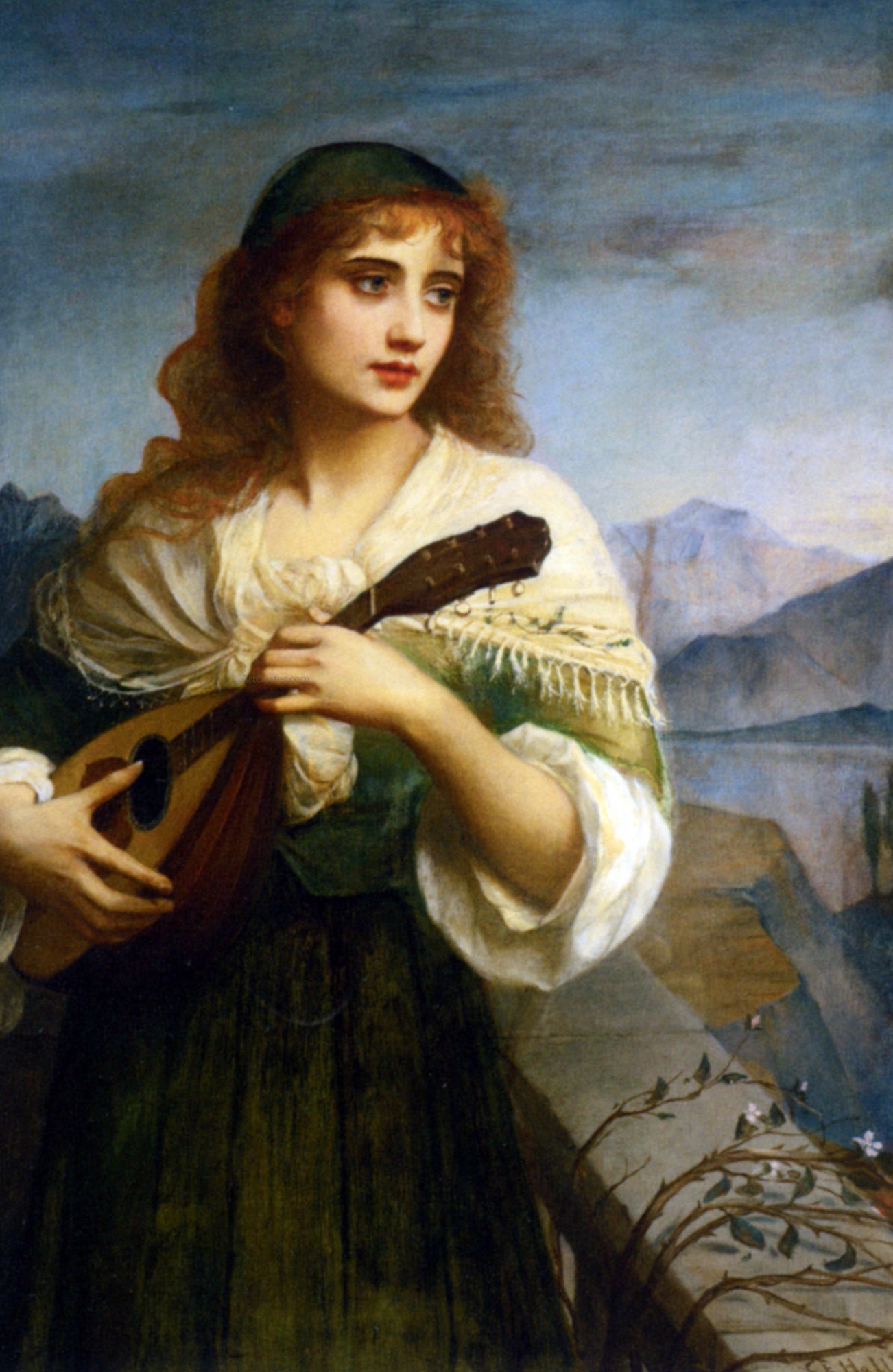 Edward Charles Halle Edward Francesca - Hand Painted Oil Painting
