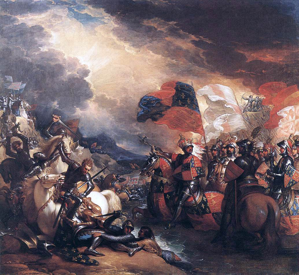 Benjamin West Edward III Crossing the Somme - Hand Painted Oil Painting