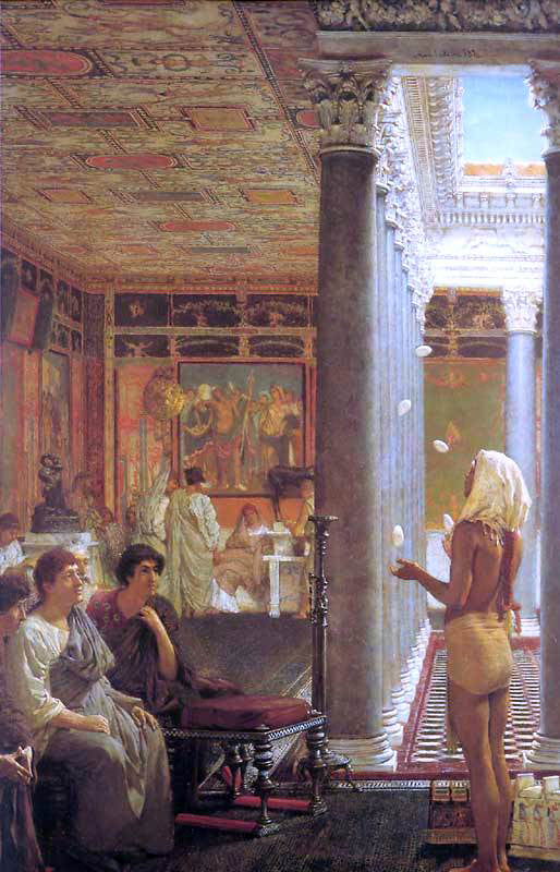 Sir Lawrence Alma-Tadema Egyptian Juggler - Hand Painted Oil Painting