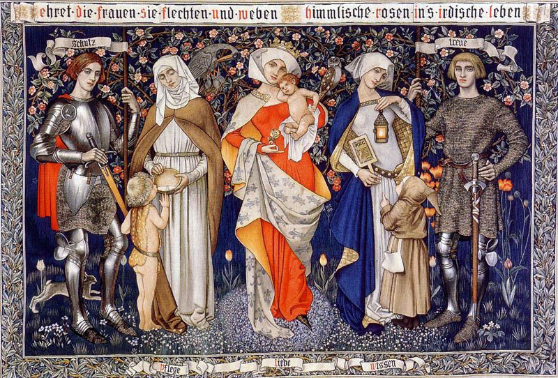 Marianne Preindelsberger Stokes Ehret die Frauen - Hand Painted Oil Painting