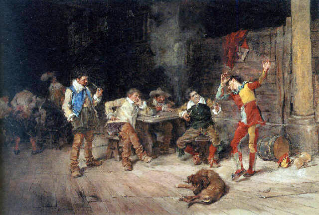 Francisco Domingo Marques El Bufon - Hand Painted Oil Painting