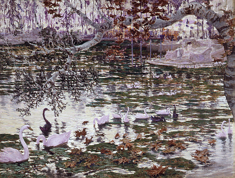 Antonio Munoz Degrain El Estanque - Hand Painted Oil Painting