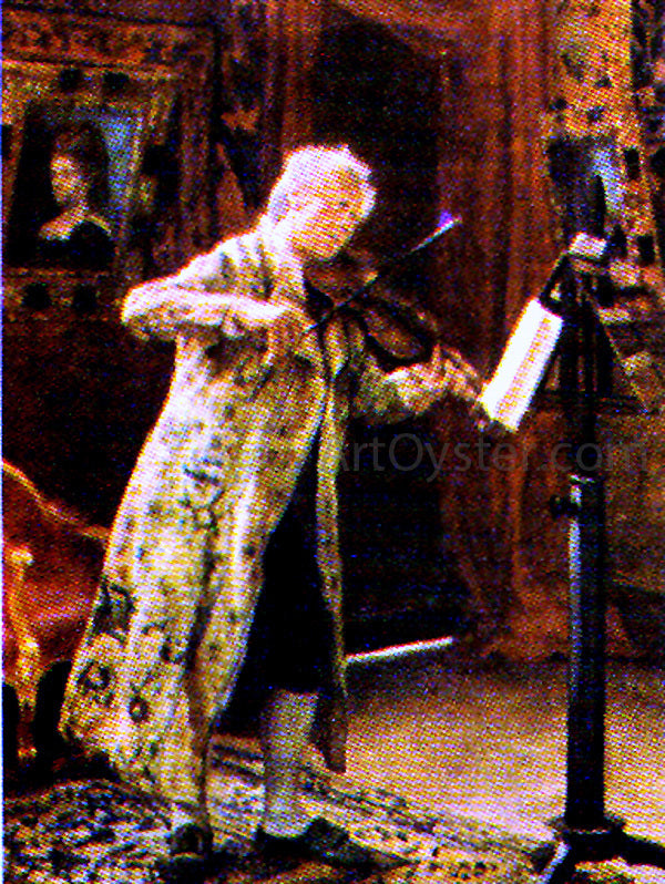 Jose Jimenez Y Aranda El Violinista - Hand Painted Oil Painting
