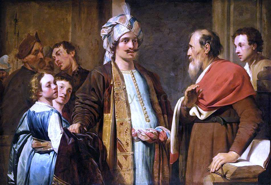 Pieter De Grebber Elisha Refusing Gifts from Naaman - Hand Painted Oil Painting