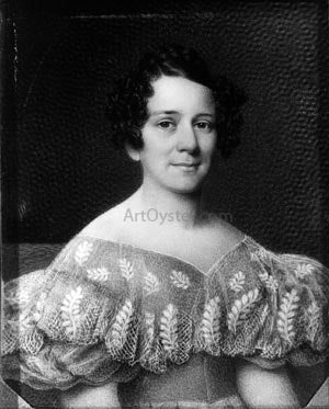 Alvan Clark Eliza Kimball - Hand Painted Oil Painting
