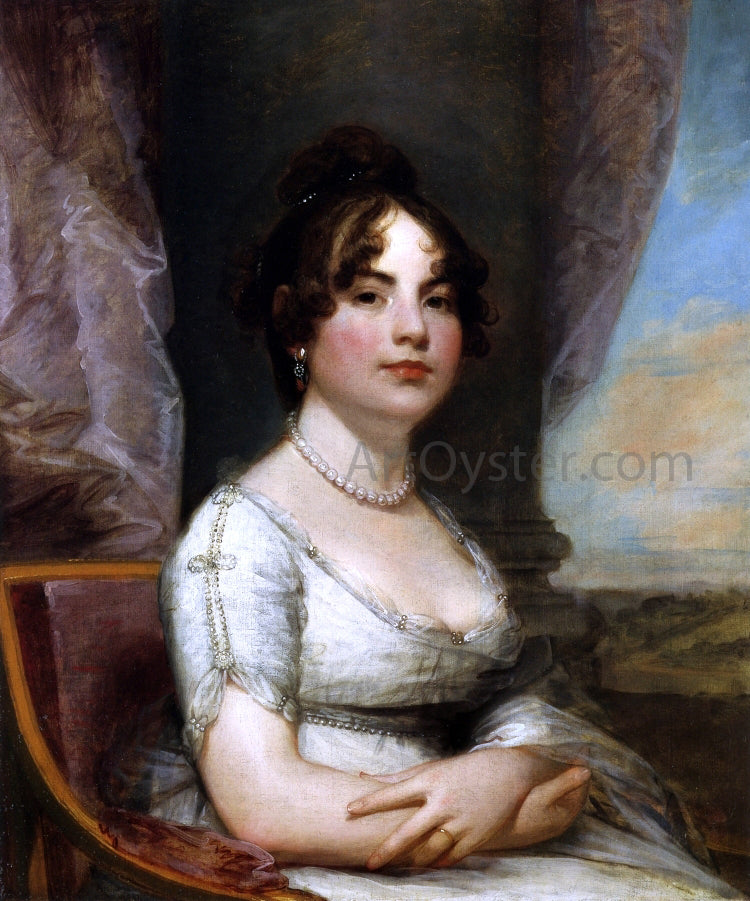 Gilbert Stuart Elizabeth Beltzhoover Mason - Hand Painted Oil Painting