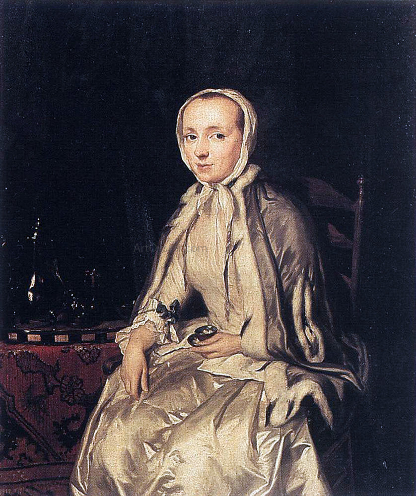 George Van der Mijn Elizabeth Troost - Hand Painted Oil Painting