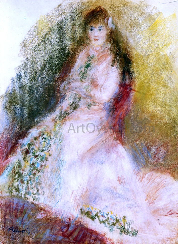 Pierre Auguste Renoir Ellen Andree - Hand Painted Oil Painting