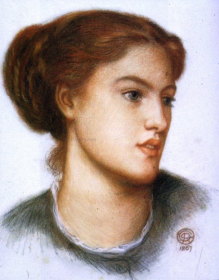 Dante Gabriel Rossetti Ellen Smith - Hand Painted Oil Painting