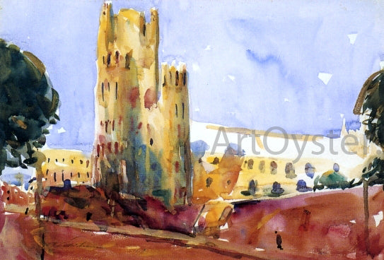 Charles Webster Hawthorne Ely Cathedral - Hand Painted Oil Painting