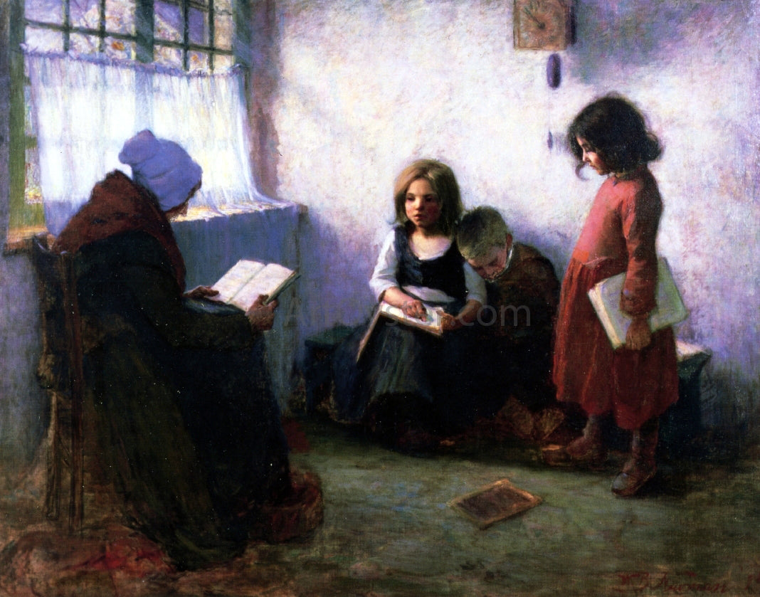 Willie Betty Newman En Penitence - Hand Painted Oil Painting
