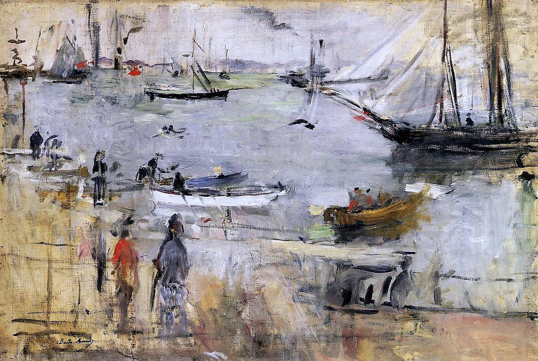 Berthe Morisot English Seascape - Hand Painted Oil Painting