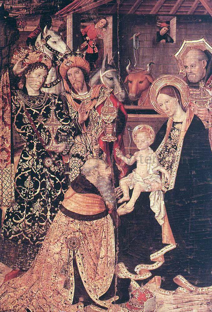 Jaume Huguet Epiphany (detail) - Hand Painted Oil Painting