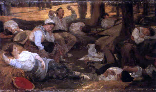 Ignacio Diaz Olano Escena - Hand Painted Oil Painting