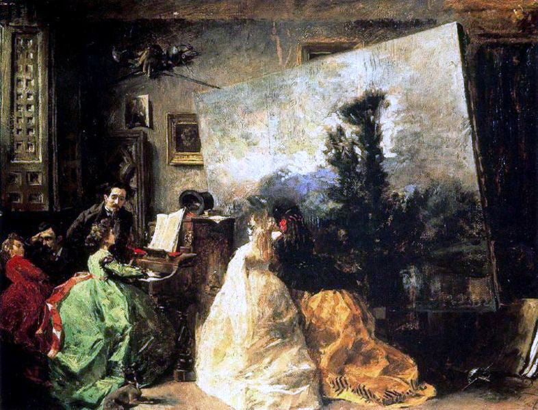 Francisco Domingo Marques Escena en el Taller - Hand Painted Oil Painting