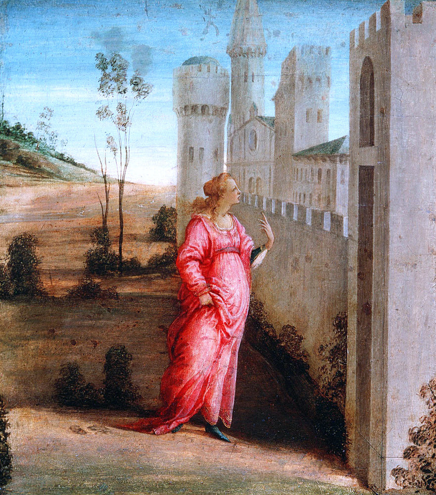  Filippino Lippi Esther at the Palace Gate - Hand Painted Oil Painting