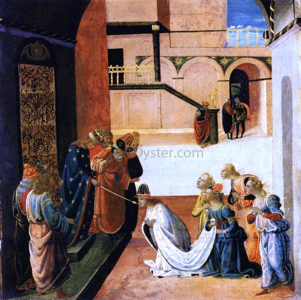 Jacopo Del Sellaio Esther Before Ahasuerus - Hand Painted Oil Painting