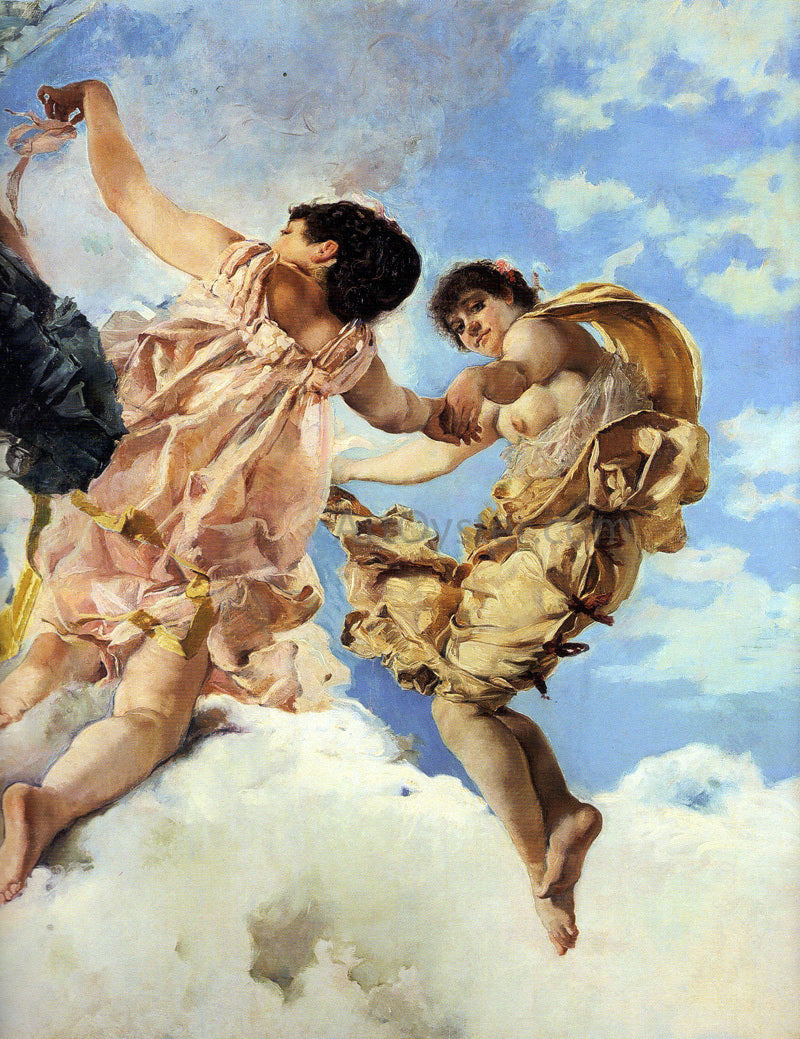 Emilio Sala y Frances Estudio de Figuras - Hand Painted Oil Painting