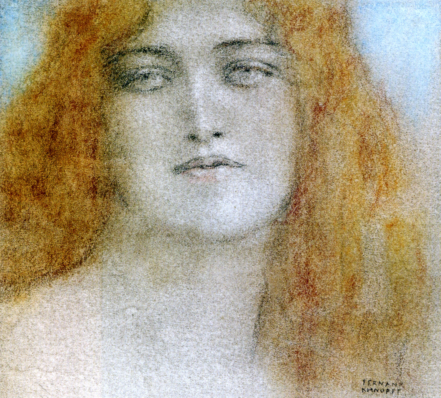 Fernand Khnopff Etude de Femme - Hand Painted Oil Painting