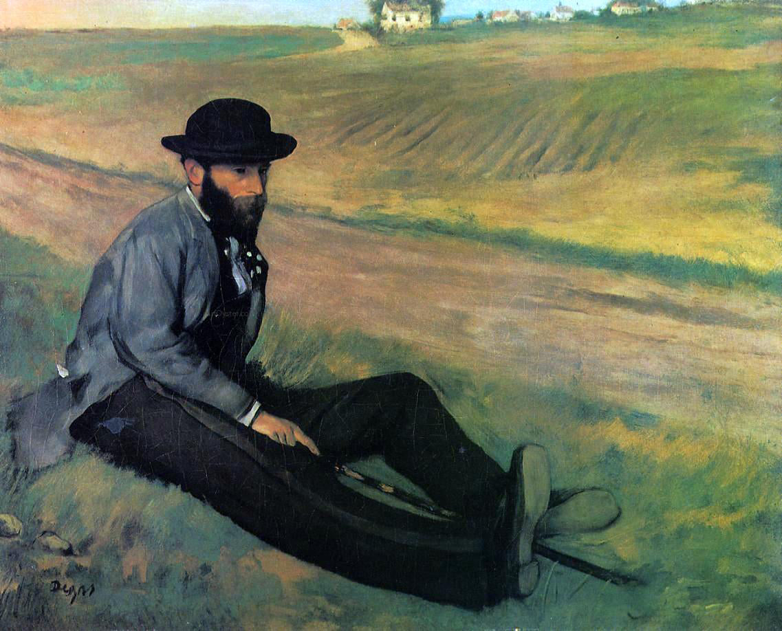 Edgar Degas Eugene Manet - Hand Painted Oil Painting