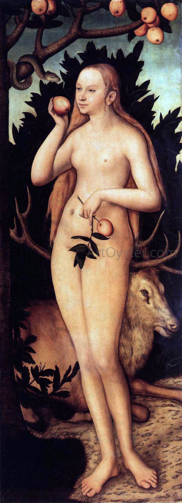 The Younger Lucas Cranach Eve - Hand Painted Oil Painting