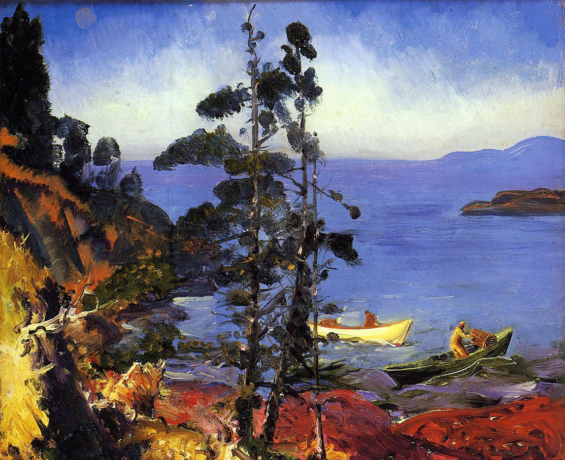 George Wesley Bellows Evening Blue - Hand Painted Oil Painting