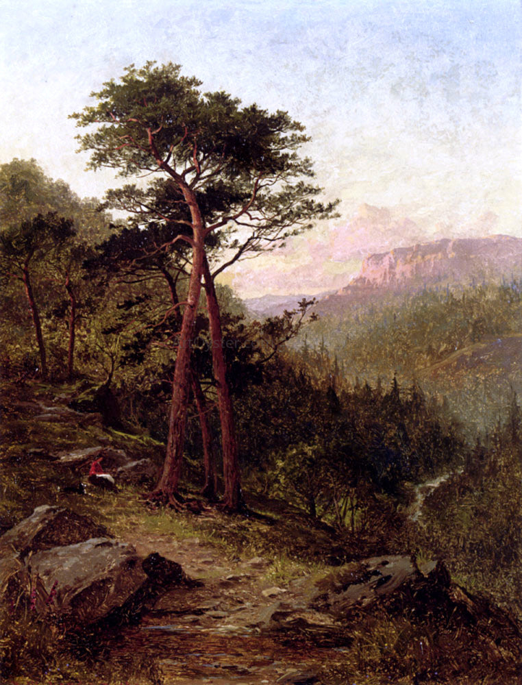Henry Pether Evening, North Wales - Hand Painted Oil Painting