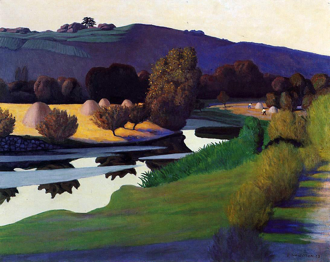Felix Vallotton Evening on the Loire - Hand Painted Oil Painting