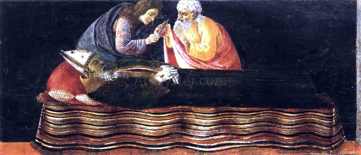 Sandro Botticelli Extraction of St Ignatius' Heart - Hand Painted Oil Painting