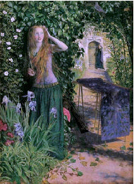 Arthur Hughes Fair Rosamond - Hand Painted Oil Painting